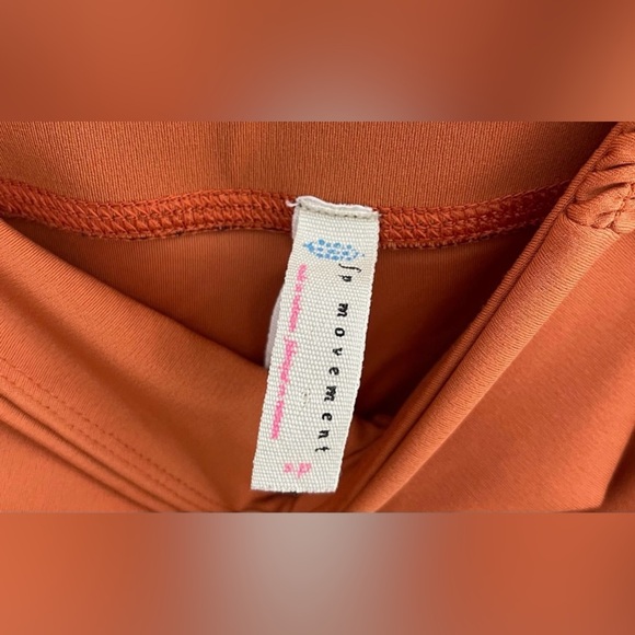 Free People Movement Orange Leggings - Picture 5 of 6